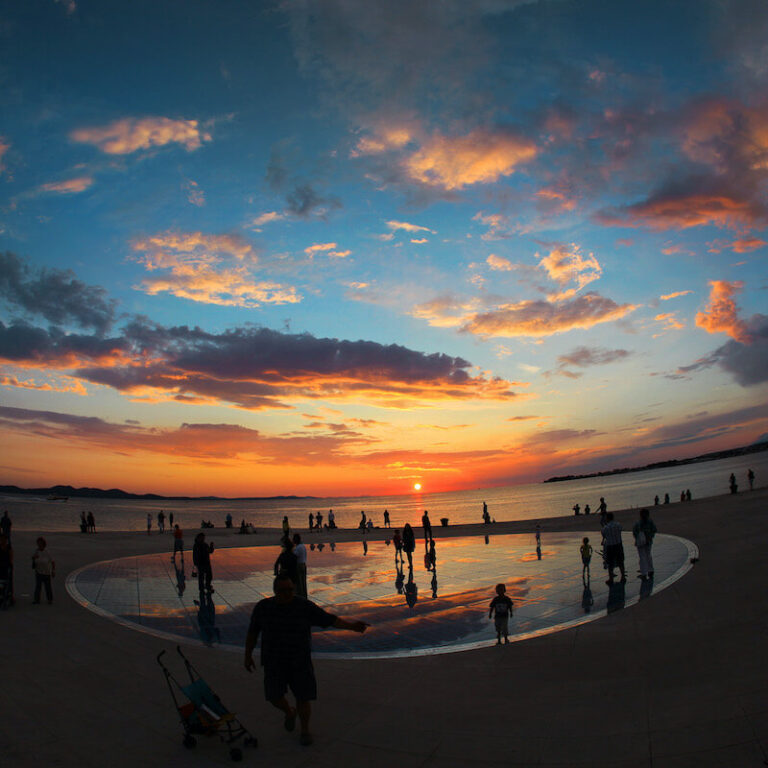 Villa Zubcic Zadar Borik diklo Puntamika region old town sea organ st. donat organ sunset