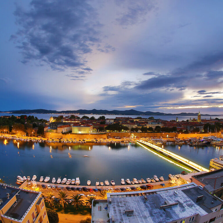 Villa Zubcic Zadar Borik diklo Puntamika region old town sea organ st. donat organ sunset